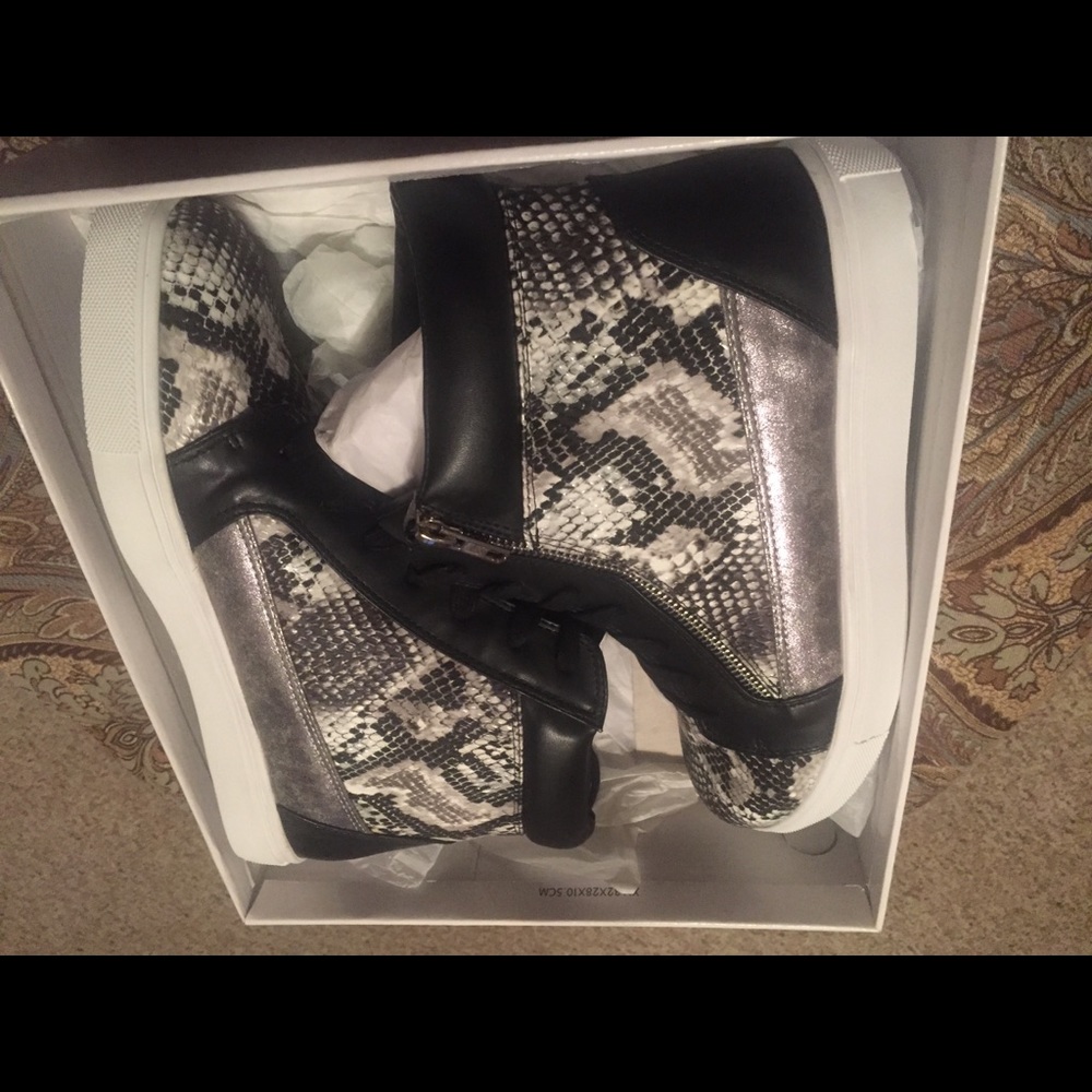 Mixed Media Hi-Tops